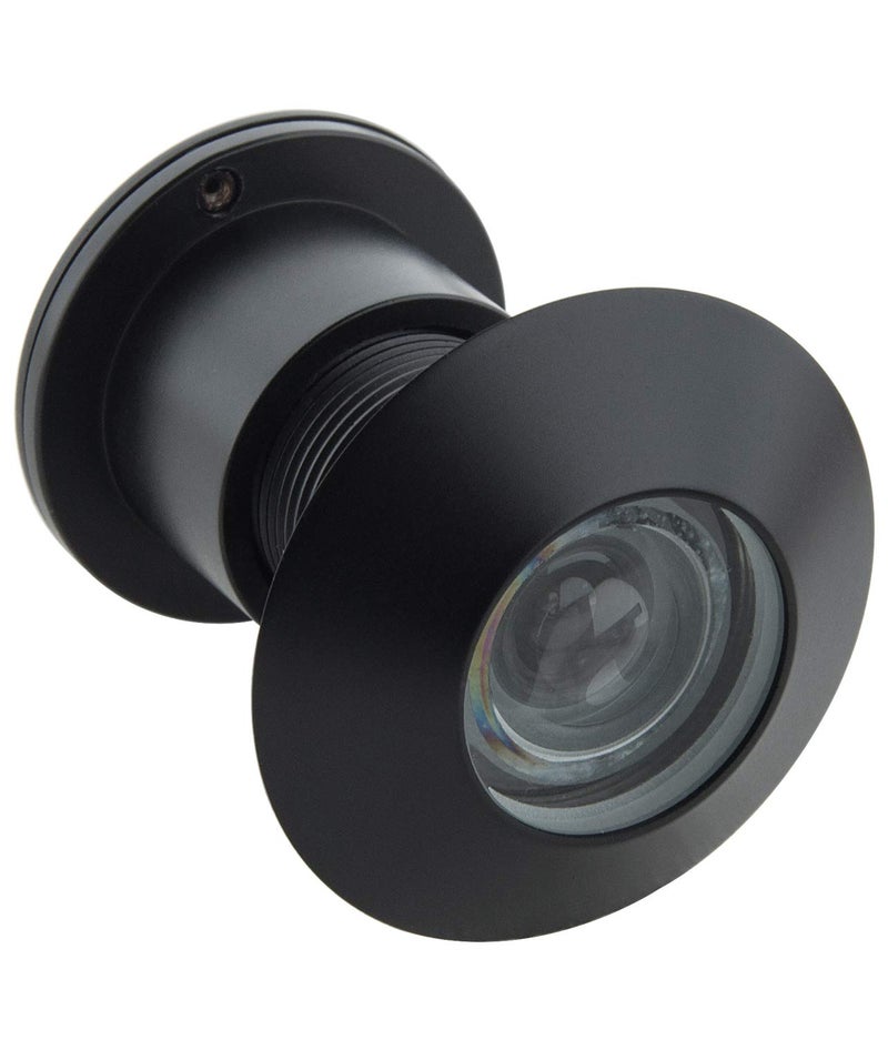 Earl Diamond - Solid Brass Door Peep Holes for Front Door, 220-Degree Door Viewer Peephole with Heavy Duty Rotating Privacy Peephole Cover for 1-21/32" to 2-1/8" Thick Door (Modern Black) - Image 3